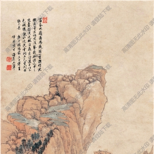 王翚 富春大嶺圖 國(guó)畫(huà)高清大圖下載