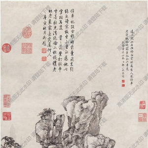 清 鄒一桂《杜牧詩意圖》國(guó)畫高清大圖下載