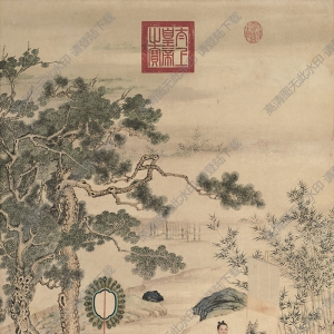 郎世寧超高清《弘歷觀畫圖》國(guó)畫百度云網(wǎng)盤下載