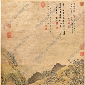 仇英超高清《梧竹書堂圖》國(guó)畫百度云網(wǎng)盤下載