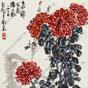 陳大羽國(guó)畫(huà) 傲霜有秋菊 高清大圖下載