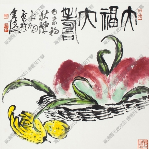 陳大羽國(guó)畫(huà) 大福壽2 高清大圖下載