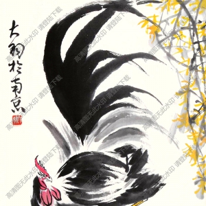 陳大羽國(guó)畫(huà) 大吉圖 高清大圖下載