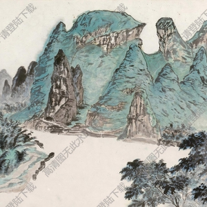 劉力上國畫作品 山水畫4 高清下載