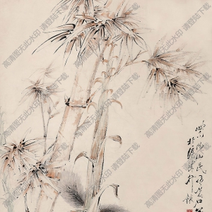 虛谷國(guó)畫(huà)作品 松鼠1 高清下載