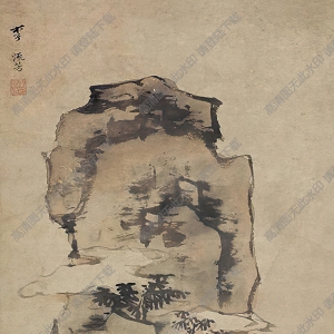 李流芳國(guó)畫(huà) 秋林釣艇圖 高清大圖下載