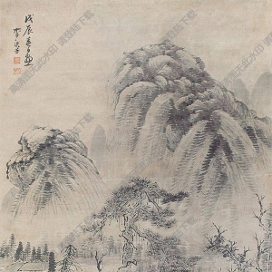 李流芳國(guó)畫(huà) 山水  (2) 高清大圖下載