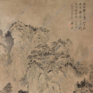 查士標(biāo)國(guó)畫(huà) 山水 (3) 高清大圖下載