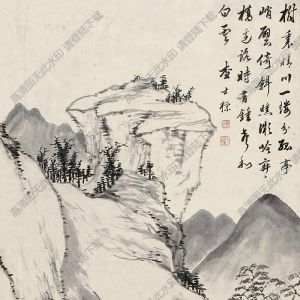 查士標(biāo)國(guó)畫(huà) 山水(4) 高清大圖下載