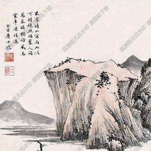 查士標(biāo)國(guó)畫(huà) 山水(7)  高清大圖下載