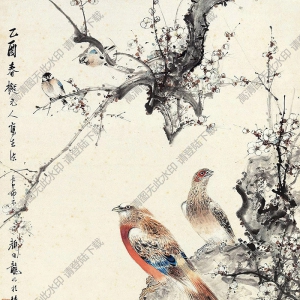 顏伯龍國(guó)畫(huà) 繁花似錦 高清大圖下載