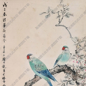 顏伯龍國(guó)畫(huà) 花鳥(niǎo) (2) 高清大圖下載