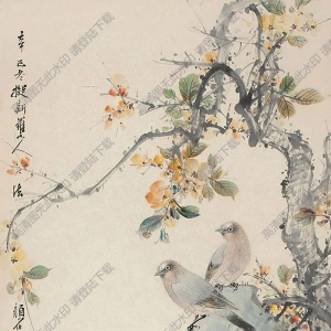 顏伯龍國(guó)畫(huà) 花鳥(niǎo) (6) 高清大圖下載