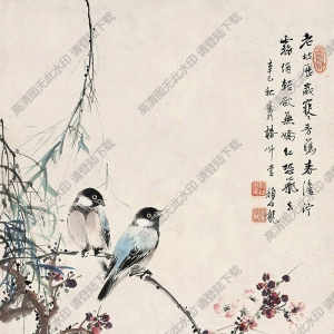 顏伯龍國(guó)畫(huà) 花鳥(niǎo) (7) 高清大圖下載