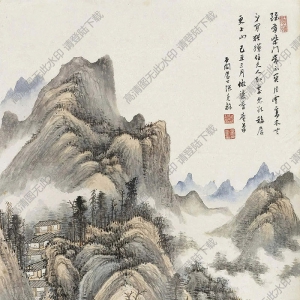 張石園國(guó)畫(huà) 山水 (1) 高清大圖下載