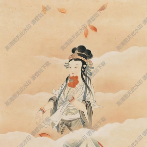 慕凌飛國(guó)畫(huà) 天女散花 高清大圖下載