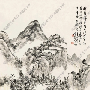 吳徵國(guó)畫(huà) 秋山佳色 高清大圖下載