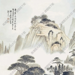 劉子久國(guó)畫 山水 (4) 高清大圖下載